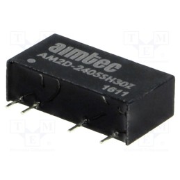 1 pcs x AIMTEC - AM2D-2405SH30Z - Converter: DC/DC, 2W, Uin: 21.6÷26.4V, Uout: 5VDC, Iout: 400mA, SIP7
