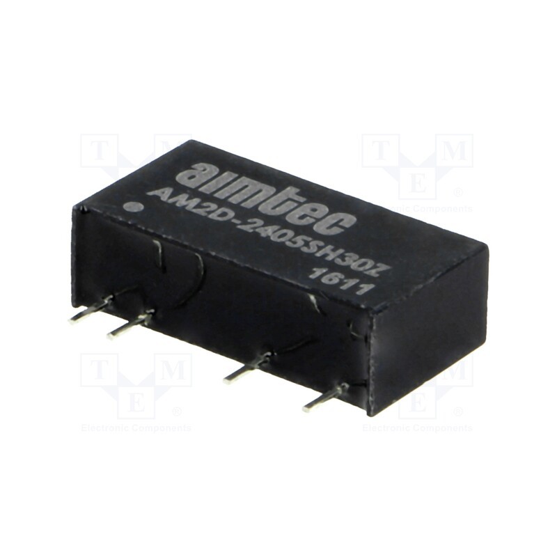 1 pcs x AIMTEC - AM2D-2405SH30Z - Converter: DC/DC, 2W, Uin: 21.6÷26.4V, Uout: 5VDC, Iout: 400mA, SIP7