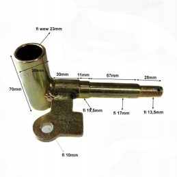 Right steering knuckle of ATV 150 quad