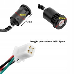 Ignition switch for quad ATV 110 125 150cc