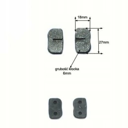 Mini quad pocket huab brake pads
