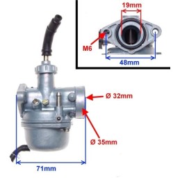 Cross enduro carburetor 110 125