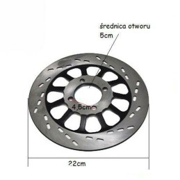 Rear brake disc for quad Diablo ATV 150 200cc
