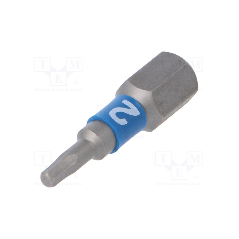 1 pcs x WERA - 5056681001 - Screwdriver bit, hex key, HEX 2mm, Overall len: 25mm, BiTorsion