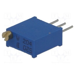 5 pcs x SR PASSIVES - T910W-200K - Potentiometer: mounting, multiturn, 200kΩ, 3296W