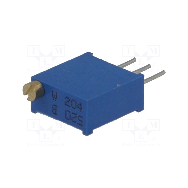 5 pcs x SR PASSIVES - T910W-200K - Potentiometer: mounting, multiturn, 200kΩ, 3296W