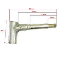 Left steering knuckle of ATV 150 quad