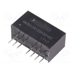 1 pcs x AIMTEC - AM3G-2412DH30-NZ - Converter: DC/DC, 3W, Uin: 18÷36V, Uout: 12VDC, Uout2: -12VDC, SIP8