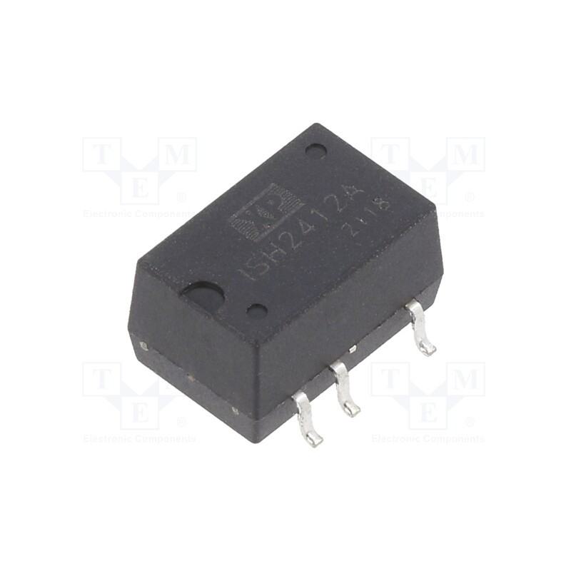 1 pcs x XP POWER - ISH2412A - Converter: DC/DC, 2W, Uin: 21.6÷26.4V, Uout: 12VDC, Iout: 167mA, SMD