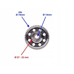 Bashan atv 200 250 camshaft sprocket set