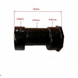 Rear swing arm eccentric hub for ATV quad