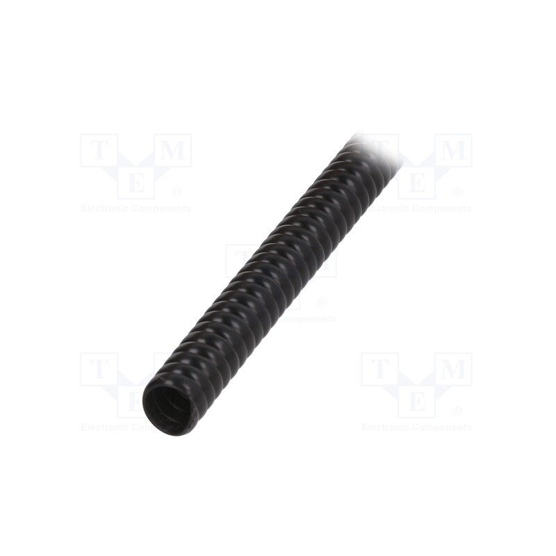 1 m x PARTEX - SP-10100KN0 - Spiral wrapping, PVC, black, L: 1m, -30÷60°C, SP, Features: flexible