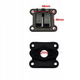 Carburetor connector with mini pocket quad disc valve