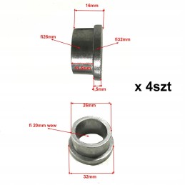 Fuxin ATV 150 rear wishbone repair kit