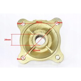 Rear wheel hub atv 150 200 gy diablo