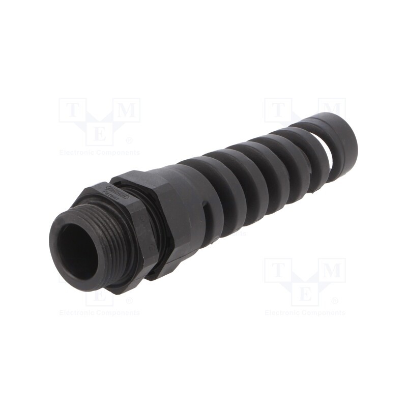 1 pcs x HUMMEL - 1.293.1601.15 - Cable gland, with strain relief, PG16, IP68, polyamide, black