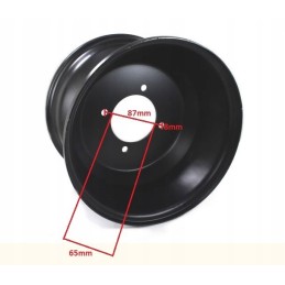 Rim ATV 8 4 bolts rear ATV 200 Bashan black