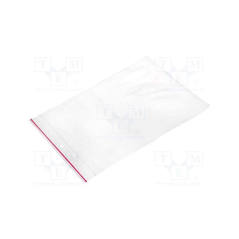 1 pcg x PLAST - PL.TOR150X200 - Self-seal bag, L: 200mm, Width: 150mm, Thick: 40um, polyetylene