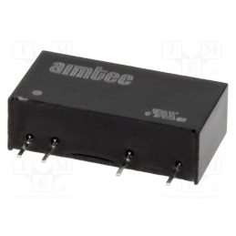 1 pcs x AIMTEC - AM1D-0512SZ - Converter: DC/DC, 1W, Uin: 4.5÷5.5V, Uout: 12VDC, Iout: 83mA, SIP7