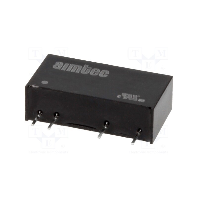 1 pcs x AIMTEC - AM1D-0512SZ - Converter: DC/DC, 1W, Uin: 4.5÷5.5V, Uout: 12VDC, Iout: 83mA, SIP7