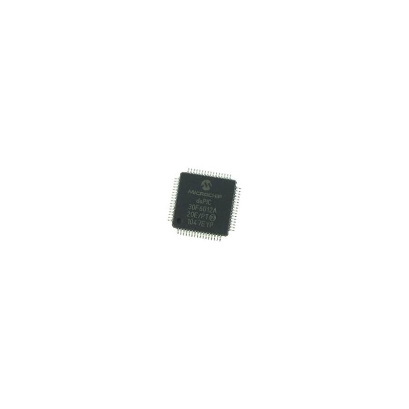 1 pcs : dsPIC30F6012A-20E/PT - Digital Signal Processors & Controllers - DSP, DSC 20MIPS 144 KB