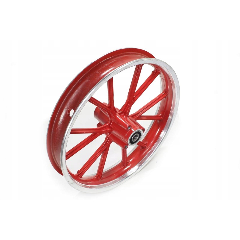 Pocket cross rear rim 12 5 x 2 75 red hb