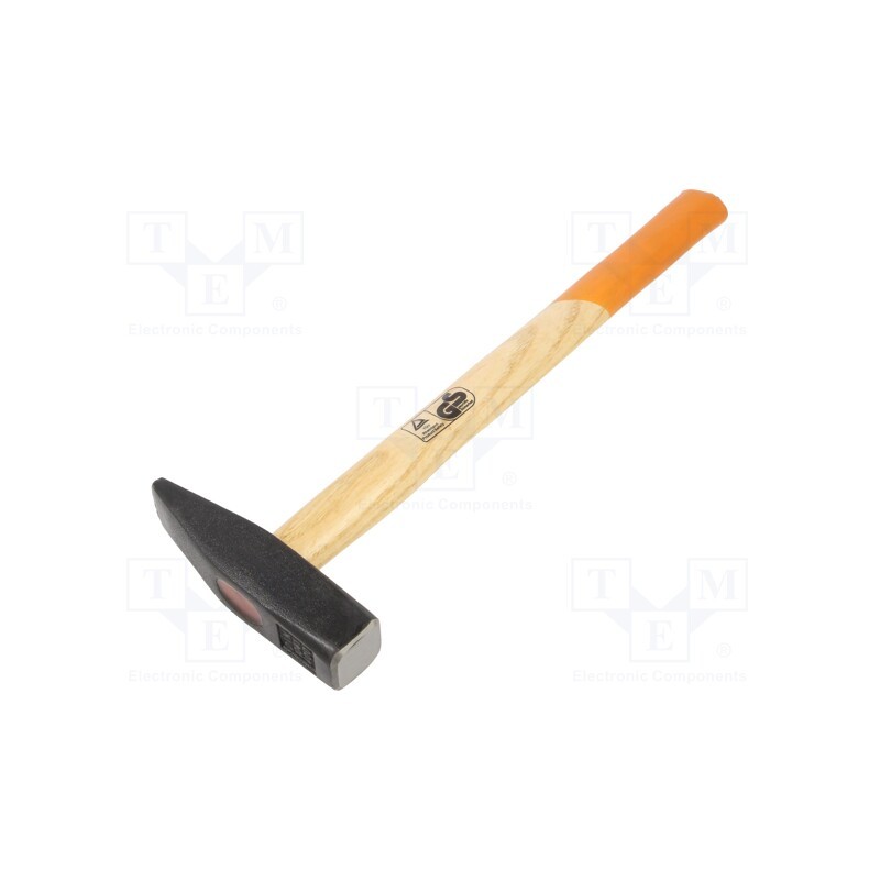 1 pcs x PG TOOLS - PGT721 - Hammer, fitter type, 400g, wood