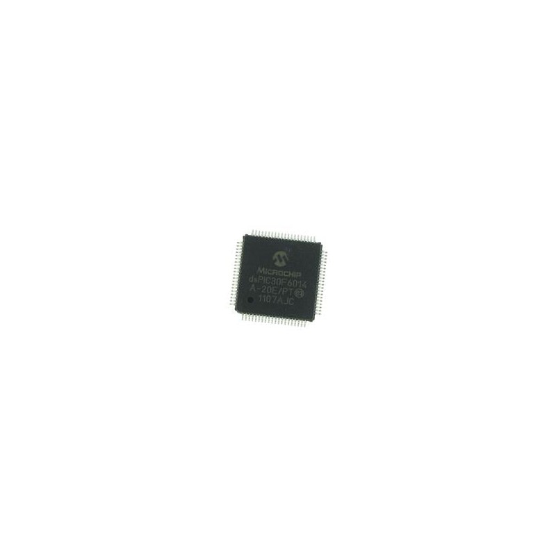 1 pcs : dsPIC30F6014A-20E/PT - Digital Signal Processors & Controllers - DSP, DSC 20MIPS 144 KB