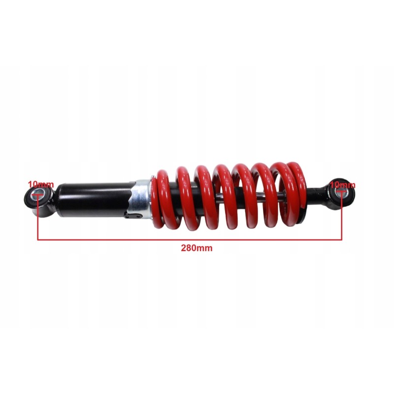 Rear shock absorber cross 125 oil red wb