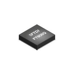 1 pcs : FT908Q-C-T - 32-bit Microcontrollers - MCU 32 Bit MCU Rev C USB H-Speed Gen IO