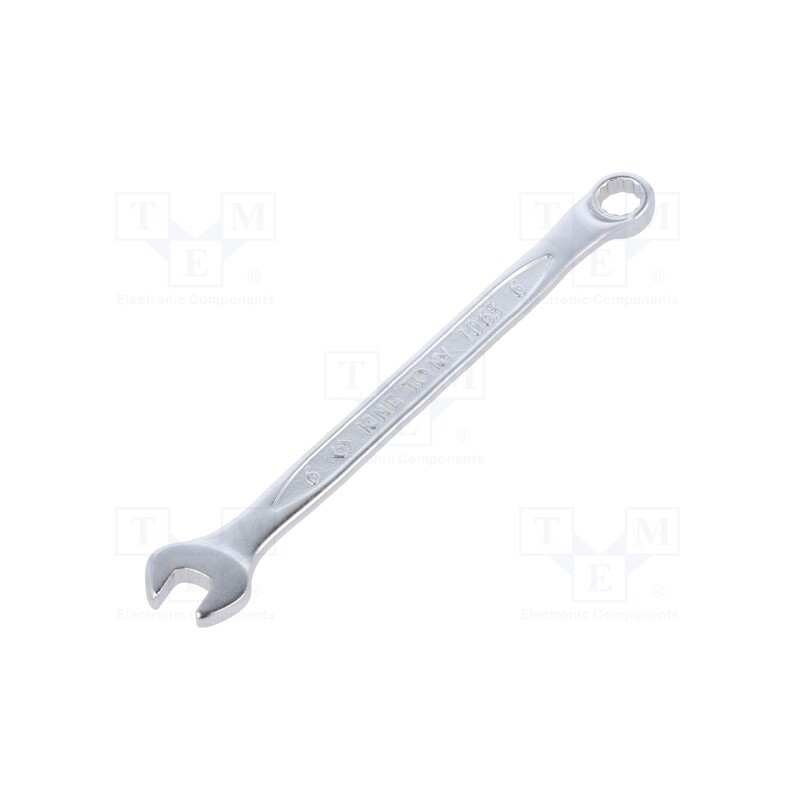 1 pcs x KING TONY - 1063-06 - Wrench, bent,combination spanner, 6mm, Chrom-vanadium steel