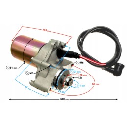 Bottom starter quad atv 110 125