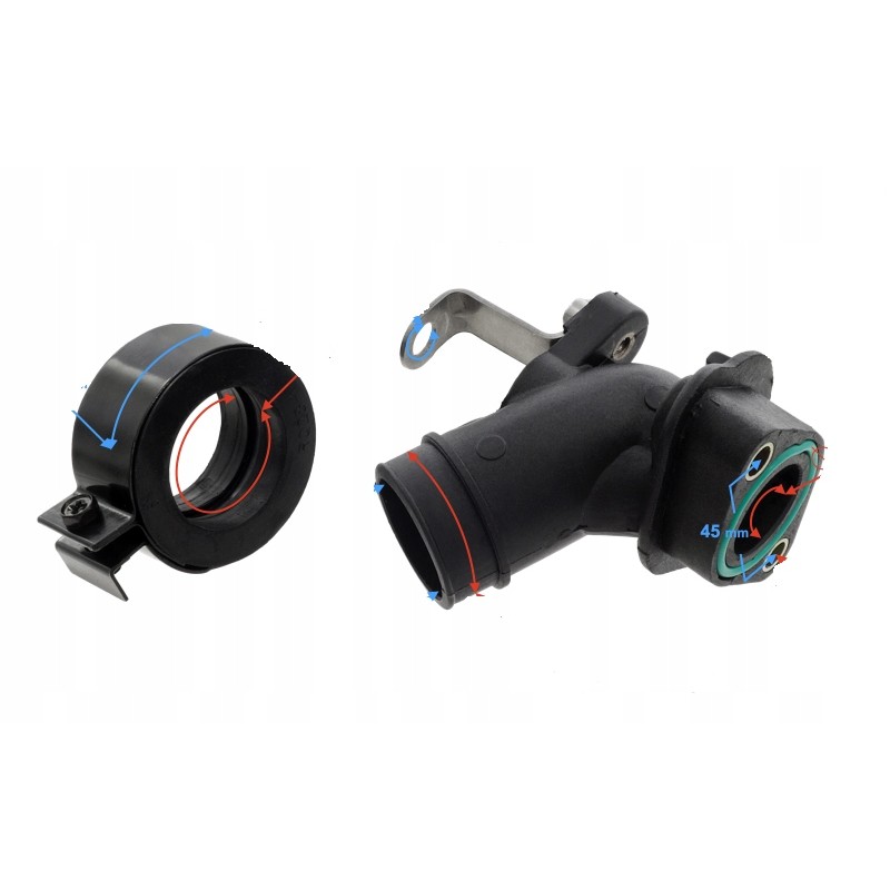 Suction nozzle ATV Mikilon 180 Bashan injection