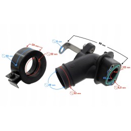 Suction nozzle ATV Mikilon 180 Bashan injection