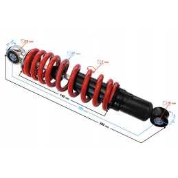 Shock absorber atv 110 125 front rear 25cm 7mm