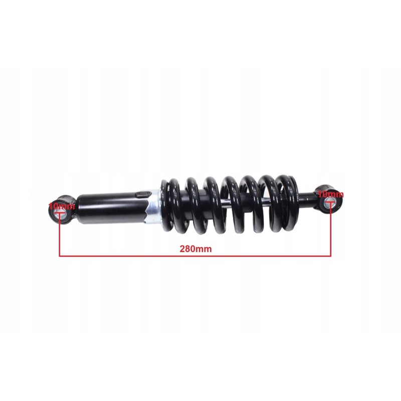 Rear shock absorber cross 125 oil black wb