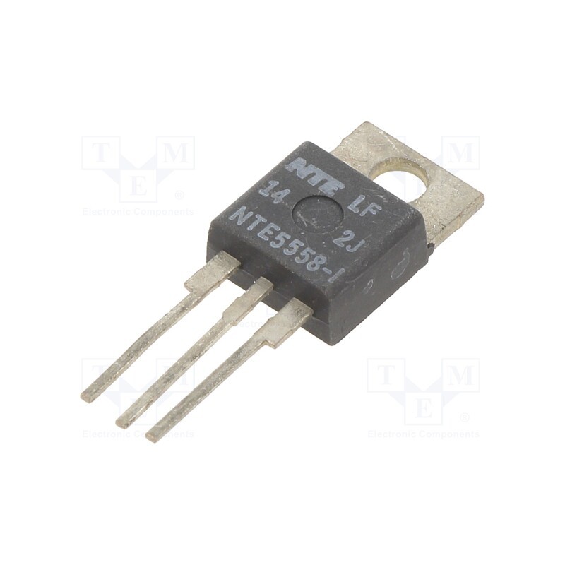 1 pcs x NTE Electronics - NTE5558-I - Thyristor, 800V, Ifmax: 25A, 16A, Igt: 40mA, TO220ISO, THT, Ifsm: 320A