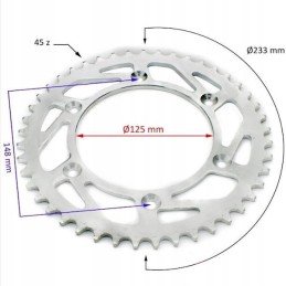 Rear sprocket wfm 41z m
