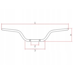 ATV handlebar for 200 bashan quad 250