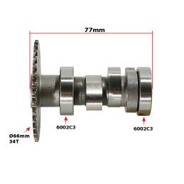 Camshaft atv 150 gy fuxin diablo bashan
