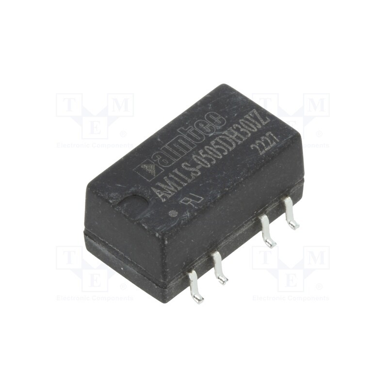 1 pcs x AIMTEC - AM1LS-0505DH30JZ - Converter: DC/DC, 1W, Uin: 4.5÷5.5V, Uout: 5VDC, Uout2: -5VDC, SMD