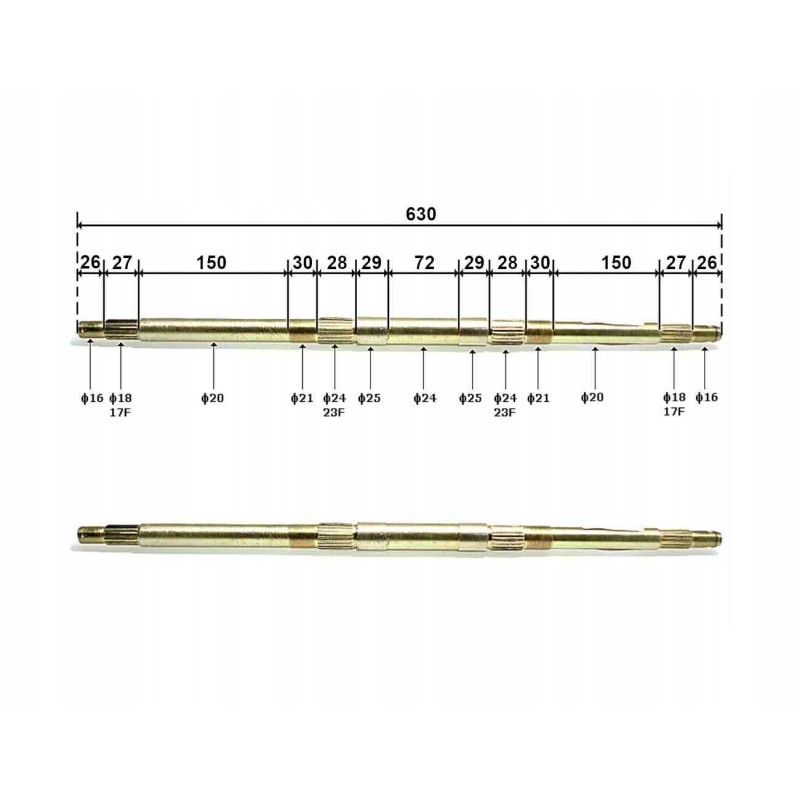 Oska rear ATV 110 hb