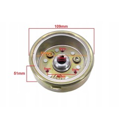 Magneto flywheel atv 125 6 coils