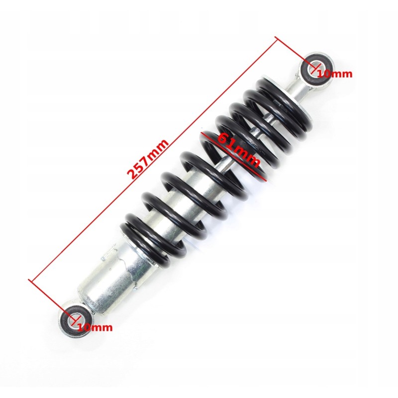 Rear shock absorber atv 110 125 black hb