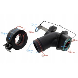 Suction nozzle ATV Quad Barton Mikilon