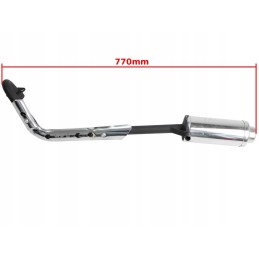 Muffler ATV 110 single black work