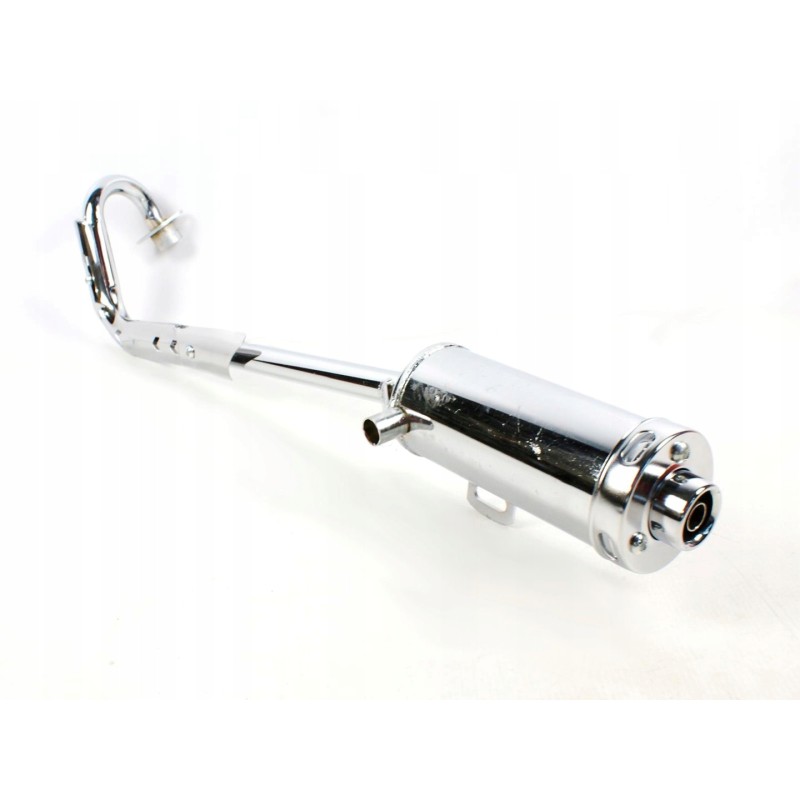 Muffler ATV 110 single silver hb