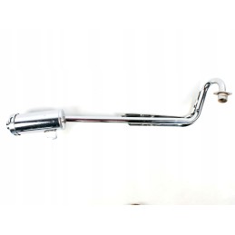 Muffler ATV 110 single silver hb
