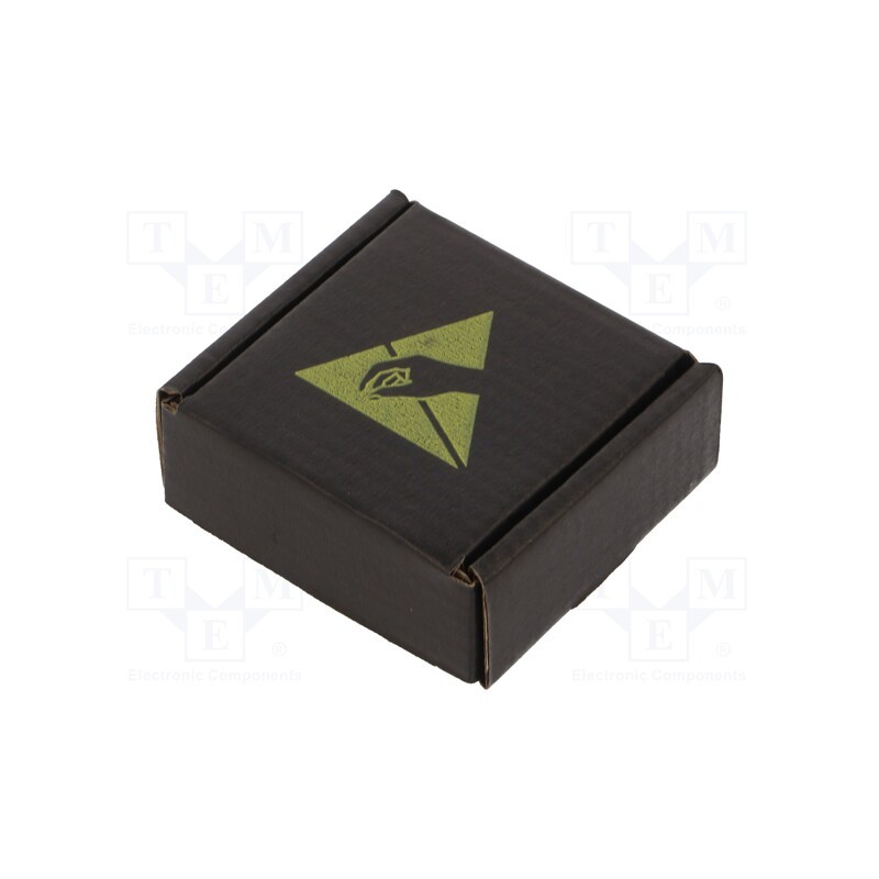 1 pcs x ANTISTAT - 026-0065 - Box with foam lining, ESD, 60x60x25mm, cardboards, black, &lt,100kΩ