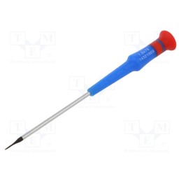 1 pcs x KING TONY - 14321003 - Screwdriver, slot, precision, 1,0x0,2mm, 75mm